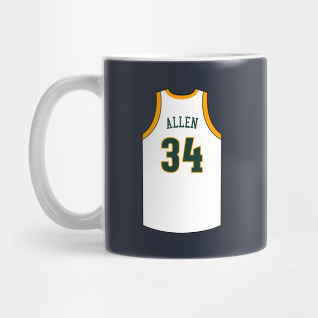 Ray Allen Seattle Supersonics Jersey Qiangy by qiangdade